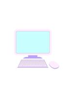 sales flash animation of computer with wireless mouse and keyboard video