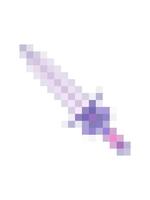 pixelisera effekt animering av bild av en dolk design video