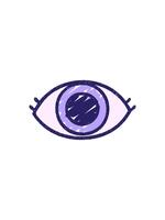 opzichtig verkoop animatie van oog symbool krijt tekening video