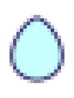 pixeliseren effect animatie van gemakkelijk Pasen ei decoratief element video