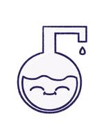 ändring Färg animering av en vetenskap experimentera krita teckning video