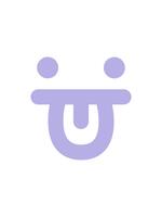 changing color animation of simple confused face icon video