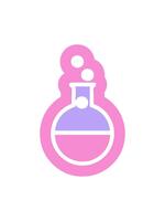 pixelize effect animation of science experiment symbol icon video
