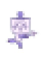 pixelisera effekt animering av Lycklig tecknad serie robot med avlägsen kontrollera video