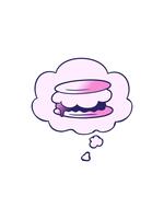 scissione effetto animazione di smore cartone animato con pensato bolla nel liscio pendenza stile video