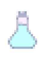 pixelisera effekt animering av tecknad serie av en vetenskap experimentera design video