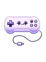 kraft upp animering av lutning skuggad teckning av en spel kontrollant video