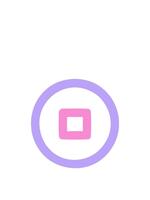 stiga och flyta animering av sluta knapp symbol ikon video