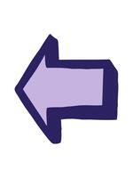 ändring Färg animering av tecknad serie teckning av en pekande pil video