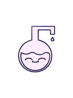 starburst effekt animering av en vetenskap experimentera krita teckning video