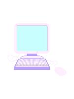 skakning rörelse animering av platt Färg illustration av en dator fel video