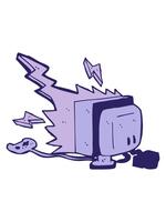 ändring Färg animering av tecknad serie dator spel video