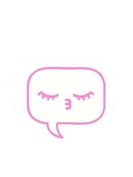 stiga och flyta animering av Tal bubbla i krita video