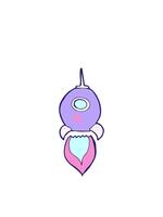 guppa och paus animering av teckning av en rymdskepp video