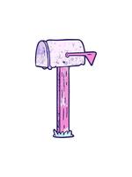 brillare leggero effetto animazione di cartone animato cassetta postale video