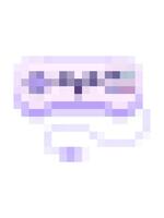 pixelisera effekt animering av tecknad serie av en spel kontrollant video