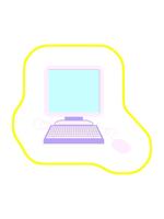 radioattivo raggiante animazione di piatto colore illustrazione di un' computer errore video