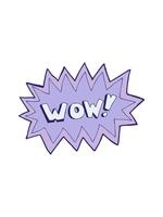 ändring Färg animering av Wow text video