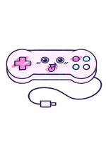 guppa och paus animering av spel kontrollant krita teckning video