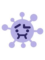 ändring Färg animering av enkel nyfiken virus video