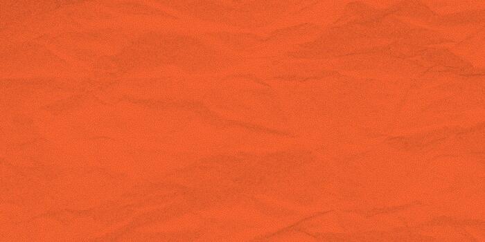 Red craft paper surface with dusty grit, soft dotted halftone scatter, worn saturated sheet texture, aged colorful backdrop. vector