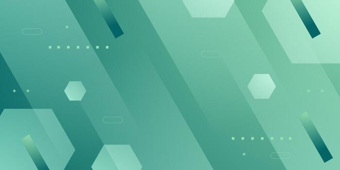 resumen brillante verde hexágono formas color modelo antecedentes. sencillo bandera elemento concepto diseño. vector