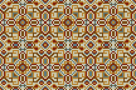 Geometric ethnic seamless pattern,circle seamless pattern background,abstract design. vector