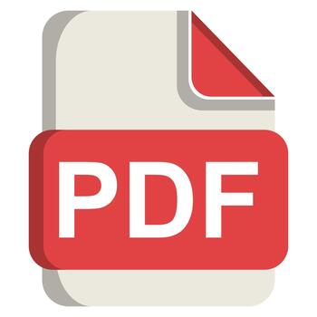 PDF Document Icon File Format Symbol vector