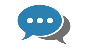 animado charla mensaje burbuja icono con Tres puntos indicando mecanografía o pensando proceso video