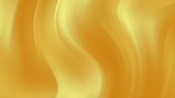 Abstract wavy gold fabric texture. Liquid holographic background. Smooth silk fabric surface with ripples and folds on the tissue Holographic Pastel Background with 3D Rendering in Seamless Loop. video