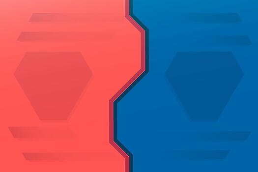 Background with futuristic space door. Player or team versus another. vector