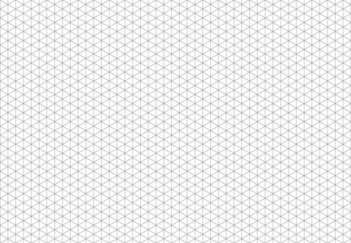 Isometric wide black grid. Guide lines. 3d perspective printable backdrop. Notebook sheet blank sample. Squared grid. Mathematics, typography simple pattern for making notebooks production for school. vector