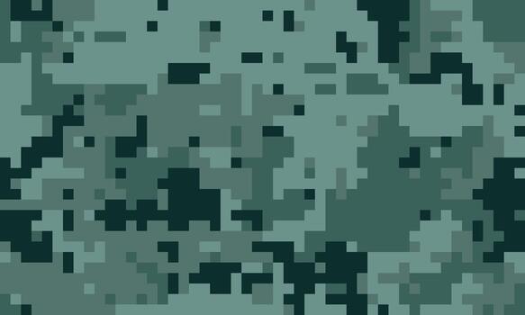 resumen pixelado camuflaje modelo en apagado verduras y oscuro verde azulado Perfecto para antecedentes, textiles, o digital diseño proyectos necesitando un moderno, texturizado mirar. vector