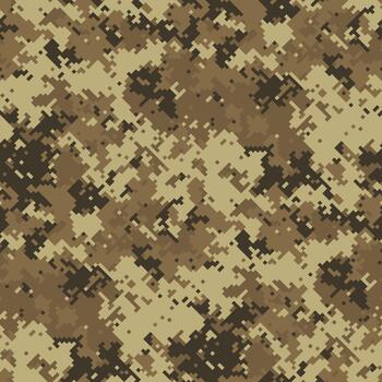 resumen digital camuflaje modelo. terroso tonos mezcla sin problemas para un versátil diseño. ideal para antecedentes, textiles, o temática militar proyectos vector