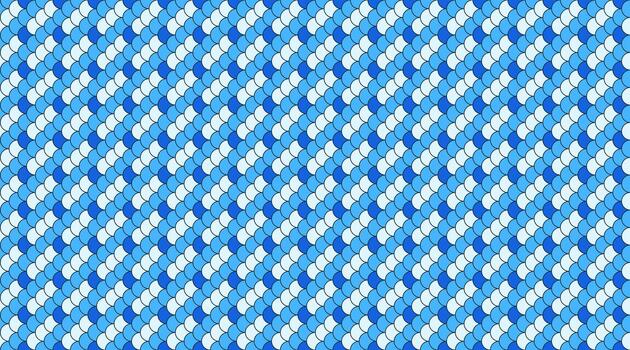 Abstract blue and white geometric pattern. Seamless design ideal for textile prints, website backgrounds, or decorative projects. Represents harmony, flow, and modern aesthetics. vector