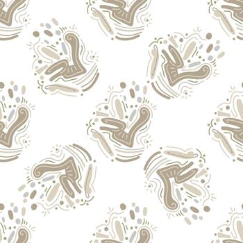 un resumen sin costura modelo en neutral tonos eso transporta sencillez y un calma minimalista estético. vector