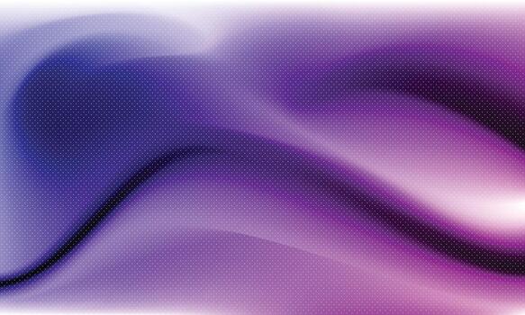 Dynamic abstract background with flowing purple and blue gradient and modern dotted textures vector