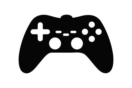 juego controlador silueta icono con transparente antecedentes para juego de azar diseño. vector