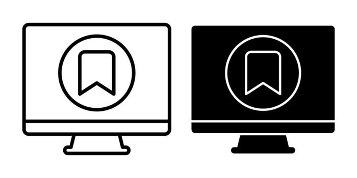 Computer Save Button Black Icon Bundle for Data Storage vector