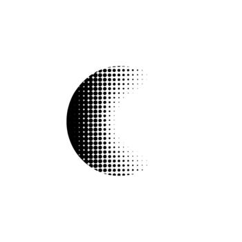 resumen geométrico trama de semitonos modelo formando un curvo forma vector