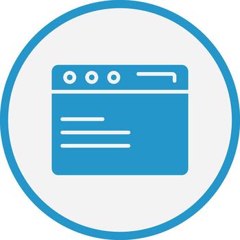 Browser Geometric App Mark Shape vector