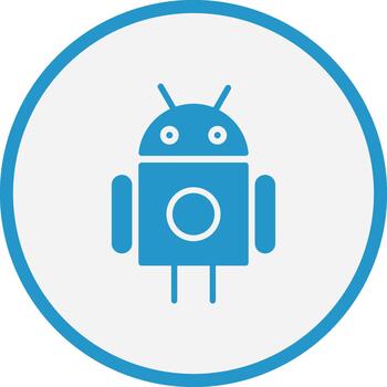 androide sutil ui gráfico elemento vector