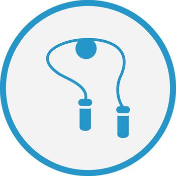 saltando cuerda sutil ui gráfico elemento vector