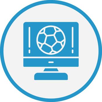 En Vivo juego interactivo ui diseño símbolo vector