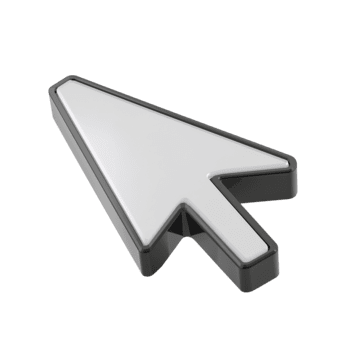 stilizzato cursore icona precisione pointer per ui design nel digitale applicazione isolato chiaro fondale png