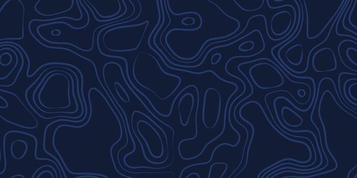 Luxury blue abstract topographic map background with white lines texture, wallpaper design for fabric , packaging , web, geographic grid map illustration. vector