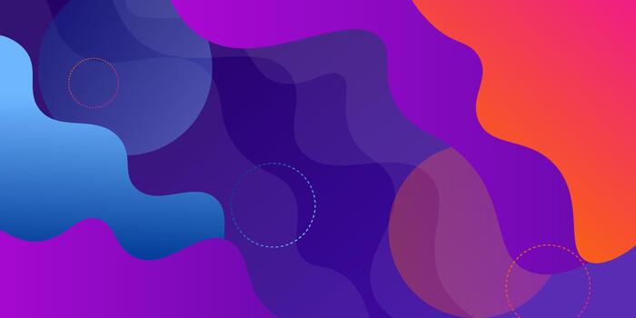 púrpura y naranja resumen bandera antecedentes con hermosa ondas. sencillo ola fluido elemento modelo con sombra diseño. eps10. vector