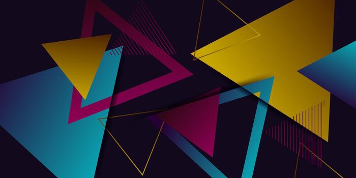 vistoso resumen papel cortar triángulo modelo antecedentes en púrpura y azul. sencillo superposición triángulo diseño. eps10. vector