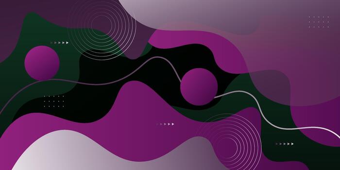 Abstract fluid wave background pattern. Green and purple pattern background. eps10 vector