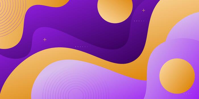 Bright and colorful abstract purple wave background. Flowing color design with shadows. Eps10. vector